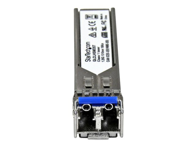 StarTech.com Cisco GLC-LH-SMD Compatible SFP Module, 1000BASE-LX/LH, 1GbE Single Mode (SMF) Fiber Optic Transceiver, 1GE Gigabit Ethernet SFP, LC Connector, 10km, 1310nm, DDM, Firepower - Lifetime Warranty (GLCLHSMDST) - SFP (mini-GBIC) transceiver module (equivalent to: Cisco GLC-LH-SMD) - GigE - 1000Base-LX, 1000Base-LH - LC - up to 10 km - 1310 nm - for P/N: IES101G2SFPW, IES101GP2SFW