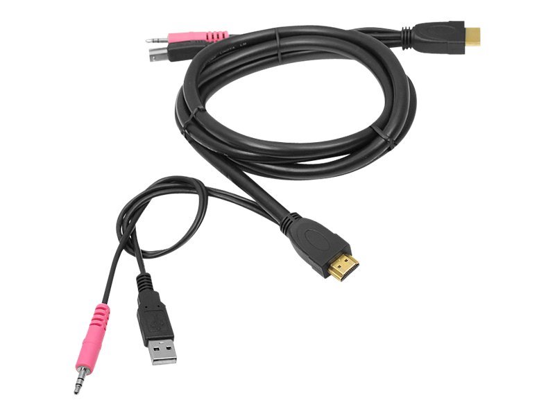 SIIG USB HDMI KVM Cable with Audio & Mic