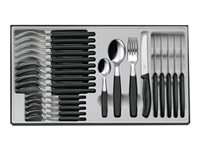Victorinox 6.7833.24, Kniv/bestik etuisæt, Polypropylen, Rustfrit stål, Sort, Ergonomisk, 11 cm