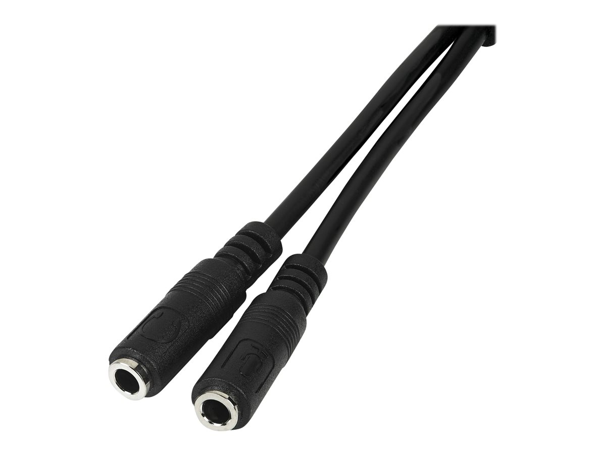 StarTech.com 4 Position to 2x 3 Position 3.5mm Headset Splitter Adapter - rozbočovač náhlavní soupravy - 20 cm – foto 7