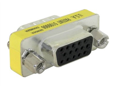 DELOCK VGA Adapter D-Sub15 -> D-Sub15 Bu/Bu - 65001