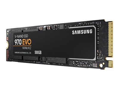 Samsung 970 EVO MZ-V7E500E SSD encrypted 500 GB internal M.2 2280 PCIe 3.0 x4 (NVMe) 
