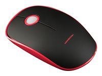 ModeCom MC-WRM113 Optisk Trådløs Sort Rød