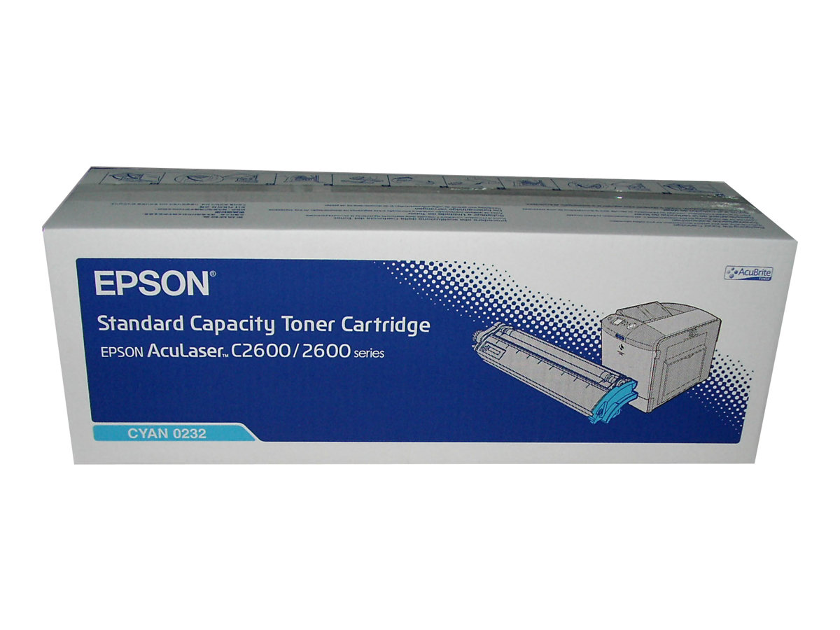 Epson cyan original toner Package view Front 79825