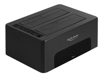 DELOCK USB Dual Dockingstation für 2 x SATA HDD / SSD Externe Gehäuse