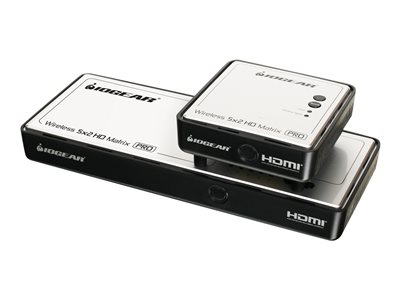 IOGEAR Long Range Wireless 5 x 2 HDMI Matrix PRO - wireless video/audio  extender