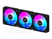 Aorus Fan 3-pack Sort 120 mm