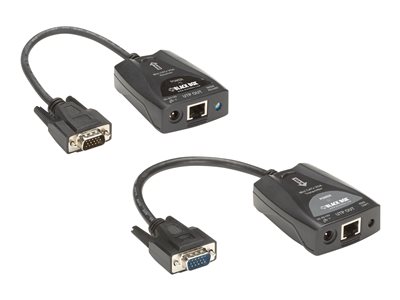 Black Box Mini CATx VGA Extender Kit with Video Equalization Adjustment