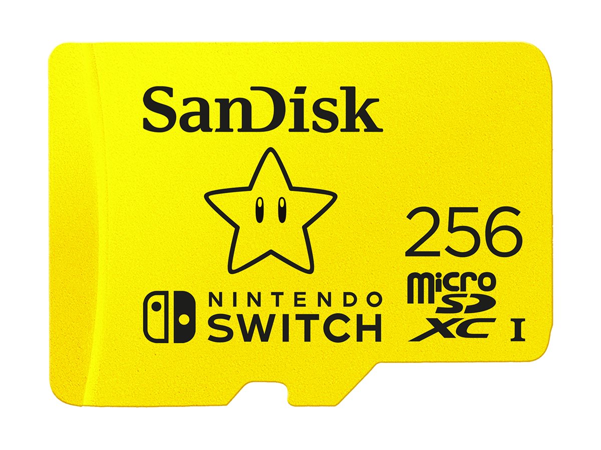 SanDisk Nintendo Switch - paměťová karta flash - 256 GB - microSDXC UHS-I
