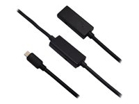 Cble d'extension actif USB type C 3.1 mle / Type A femelle de 10m