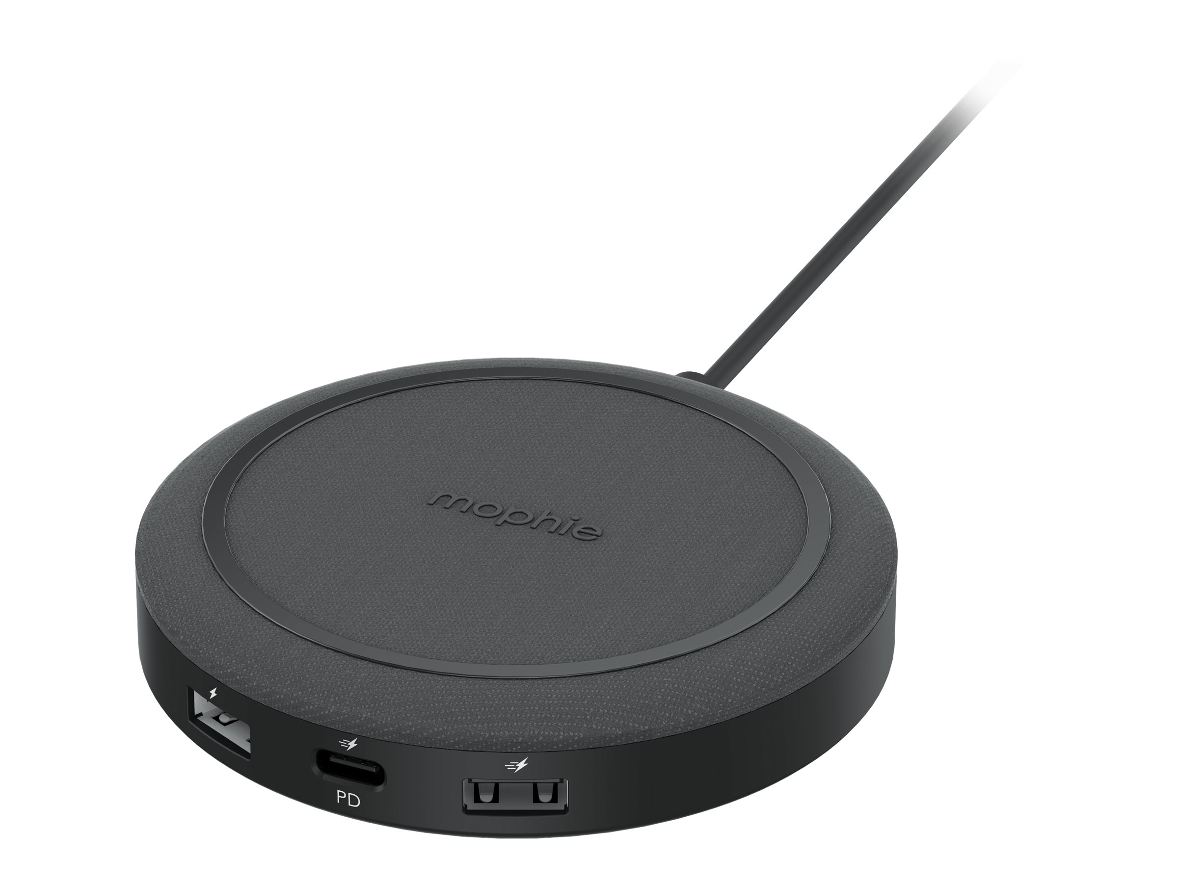 mophie wireless charging mat / power adapter + AC power adapter 2 x USB USB-C 60 Usage / lifestyle Top 72510