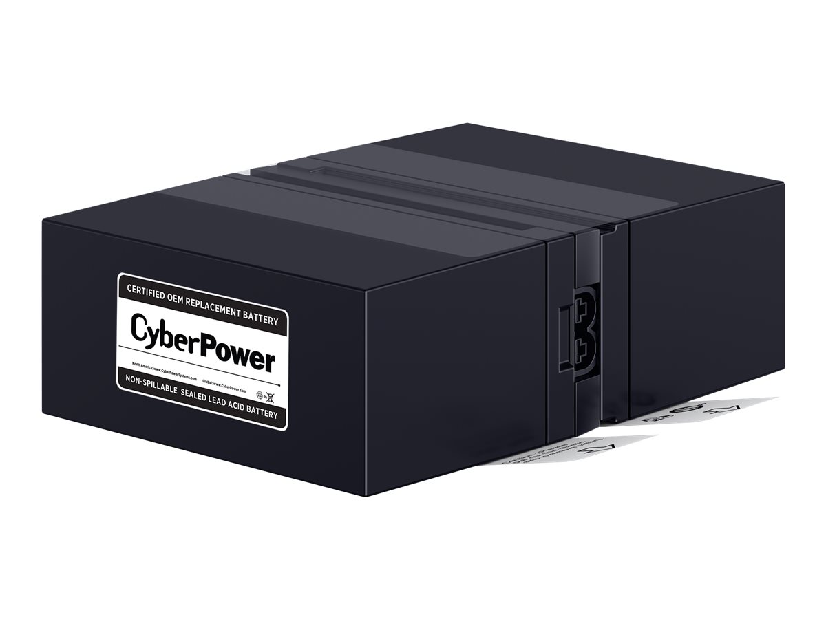 CyberPower RB1280X2B - UPS battery - lead acid - 8 Ah