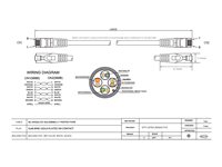Vision network cable - 1 m - black