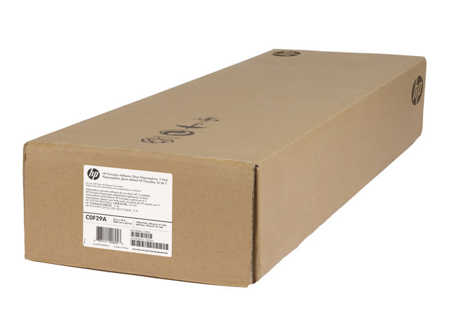 Hp Everyday Adhesive Gloss Polypropylene Film Glossy 1 Rolls Roll 1067 Cm X 229 M 168 G M² Pack Of 2