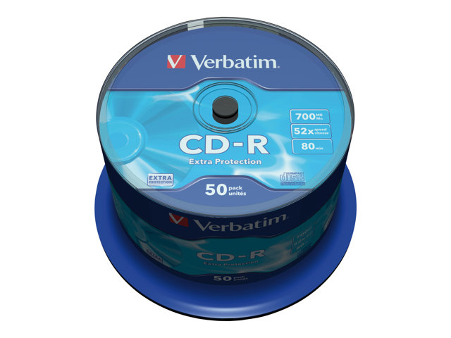 Image of Verbatim - CD-R x 50 - 700 MB - storage media