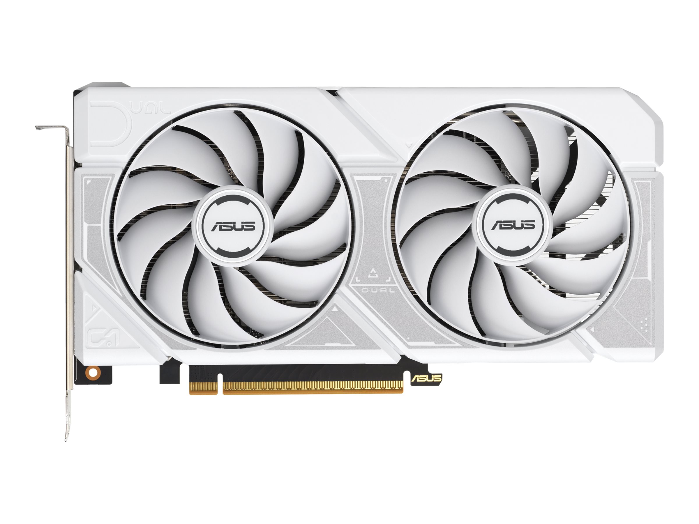 ASUS Dual White OC Edition graphics card GeForce RTX 5060 8 Product shot Front 79950