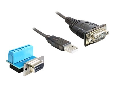 DELOCK USB Kabel A -> 1x RS-422/485 St/St 0.80m - 62406