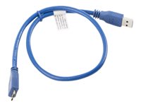 Lanberg USB 3.0 USB-kabel 50cm Blå