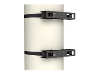 Chief Structural Column Adapter Wall Mount - Black - Landscape mounting component - for LCD display