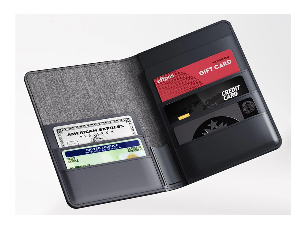 Journey LOC8 document protective cover for Open view Left-angle 79582