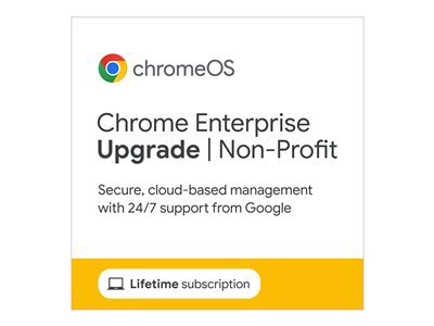 Chrome NonProfit Upgrade Perpetual license hosted non-profit