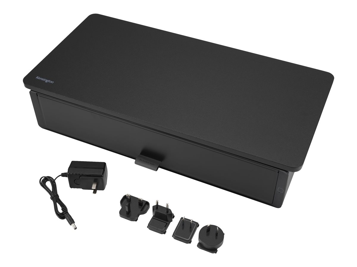 Kensington UVStand Monitor Stand with UV Sanitization Compartment - stojan monitoru s šuplíkem – foto 2
