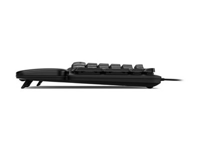 Kensington Pro Fit Ergo KM620-W keyboard and mouse set wired EQ 98% full size black Input Product shot Right side 76451