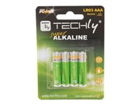 TECHly AAA / LR03 Standardbatterier