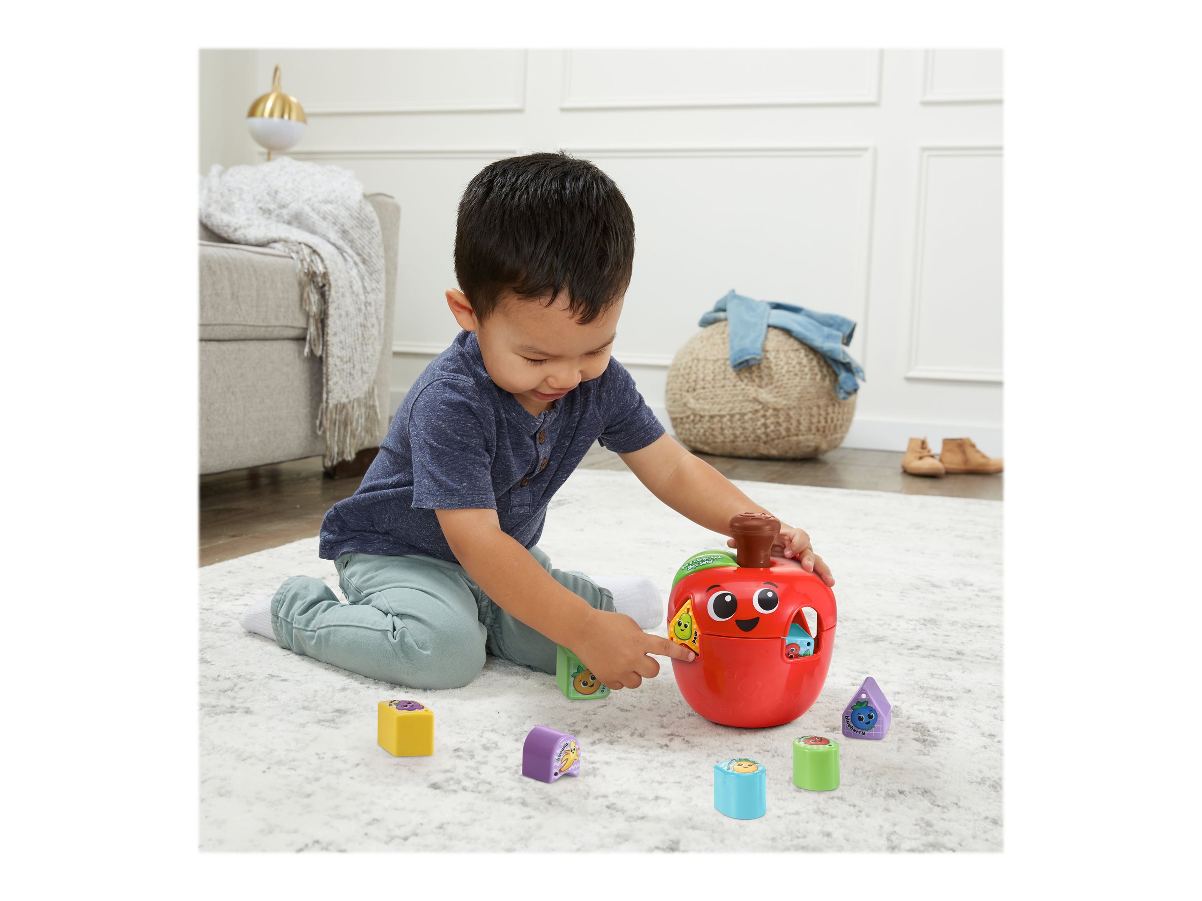 LeapFrog Spin & Change Apple Shape Sorter