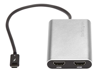 Product  StarTech.com Thunderbolt 3 to Dual HDMI 2.0 Adapter - 4K