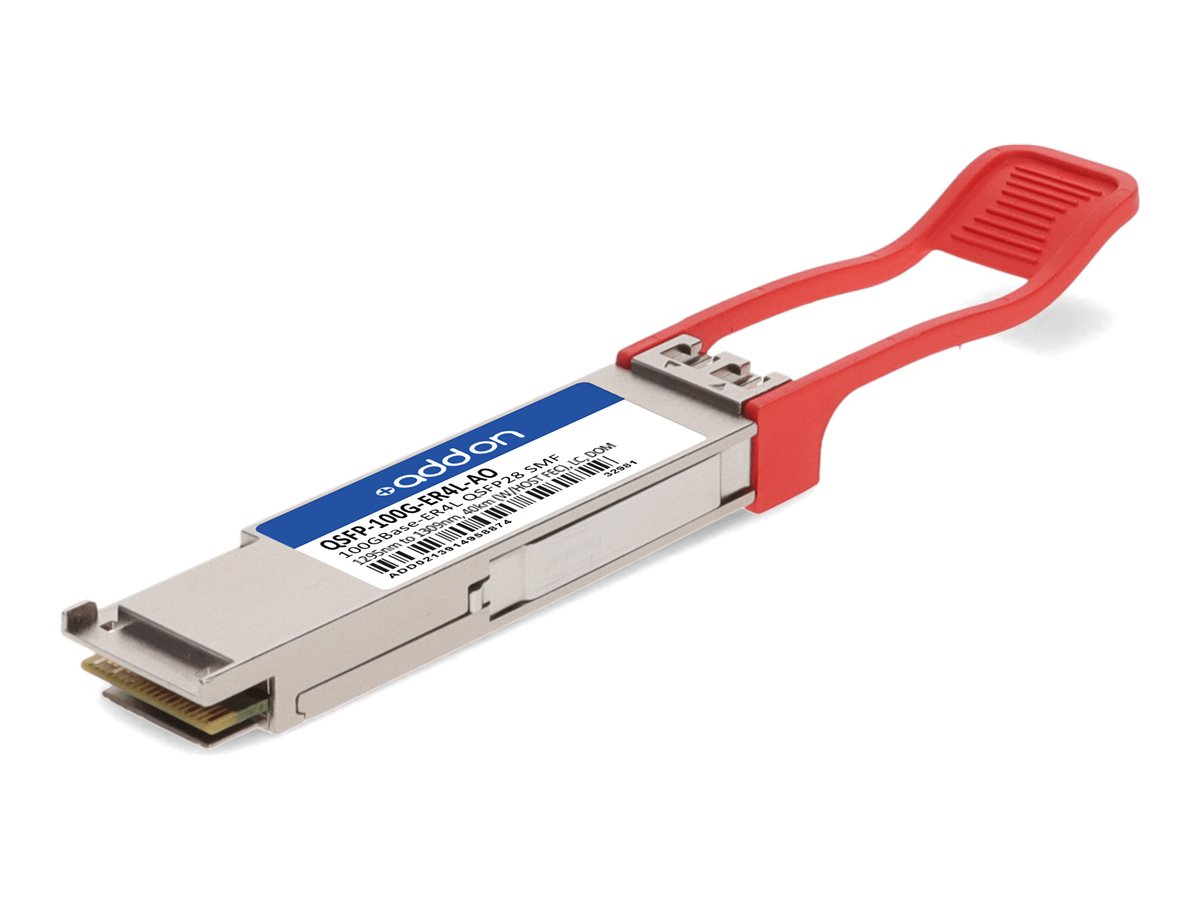 AddOn - QSFP28 transceiver module (equivalent to: Juniper QSFP-100G-ER4L)