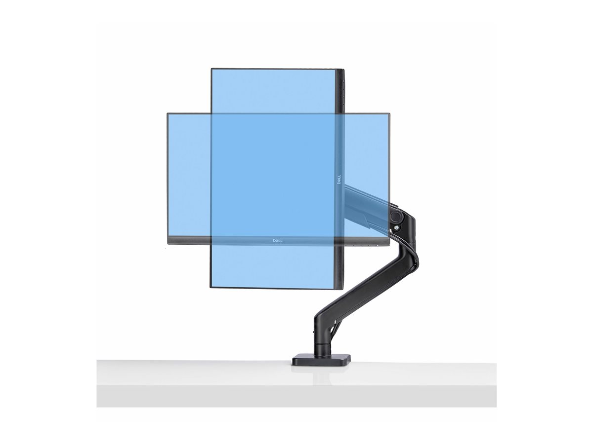 StarTech.com Monitor Desk Mount For 49" Ultrawide Curved Screen, Max 44lb montážní sada - nastavitelná ramena s mechanickou pružinou - pro LCD displej/zahnutý LCD displej - černá – foto 6