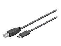 MicroConnect USB 3.0 / USB 3.1 Gen 1 USB Type-C kabel 1m Sort