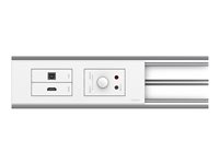 VISION TechConnect 3 BE frame - cable raceway faceplate