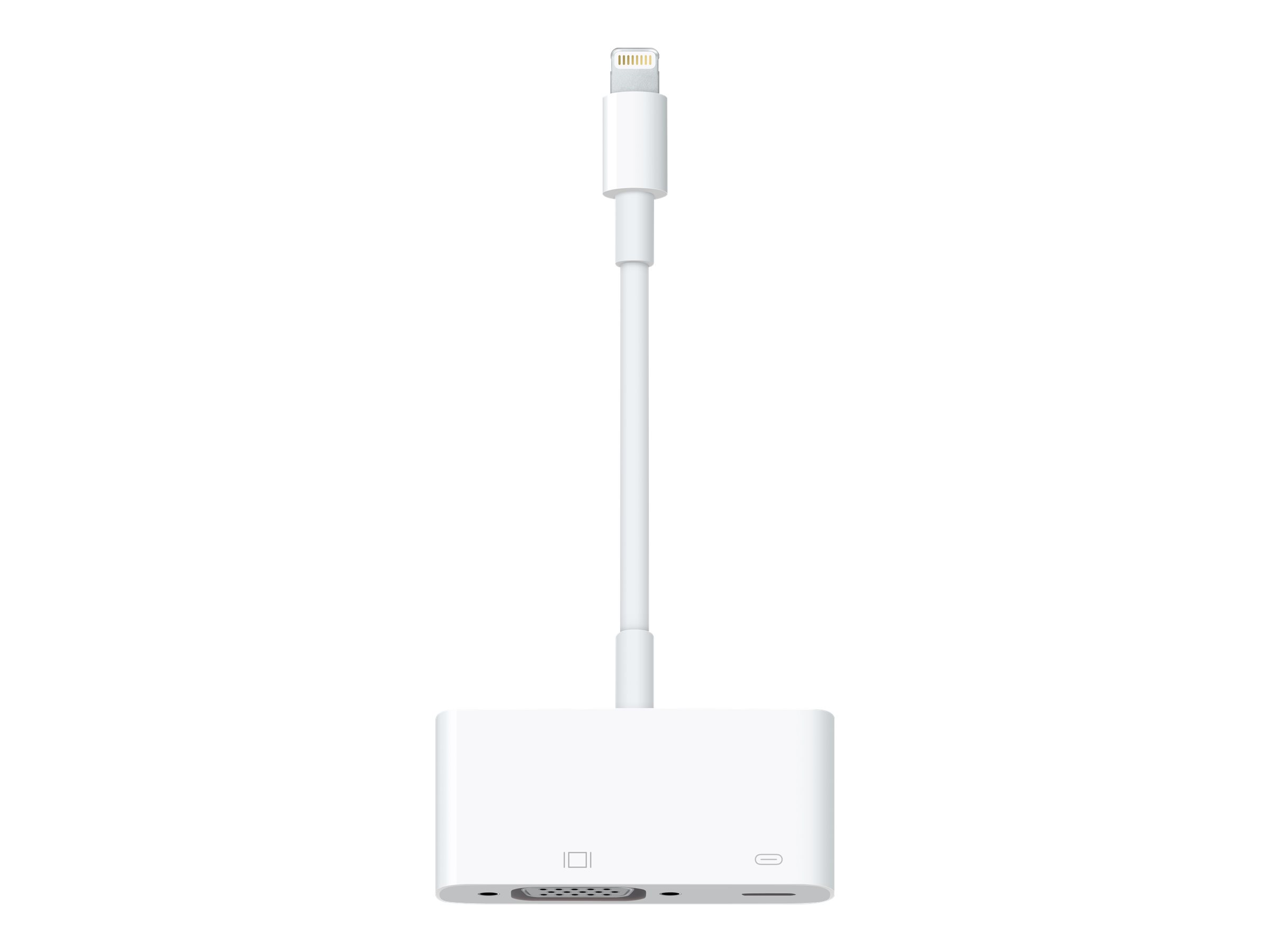 Apple - VGA adapter - Lightning (M) to HD-15 (VGA), Lightning (F)