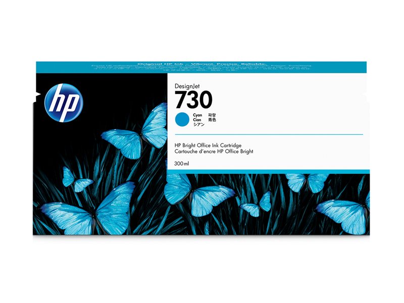 HP 730 - haute capacit - cyan - original - DesignJet - cartouche d\'encre