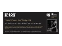 Epson Traditional Photo Paper Fotopapir  (111,8 cm x 15 m) C13S045056