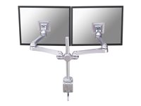 Neomounts FPMA-D930D mounting kit - full-motion - for 2 LCD displays - silver