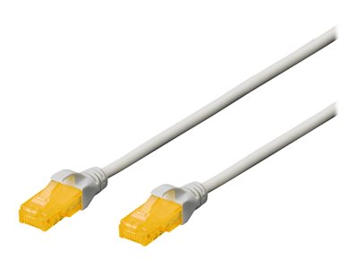 DIGITUS Patchkabel RJ45 U/UTP Cat6A 3.00m grau m.  (BILD1)