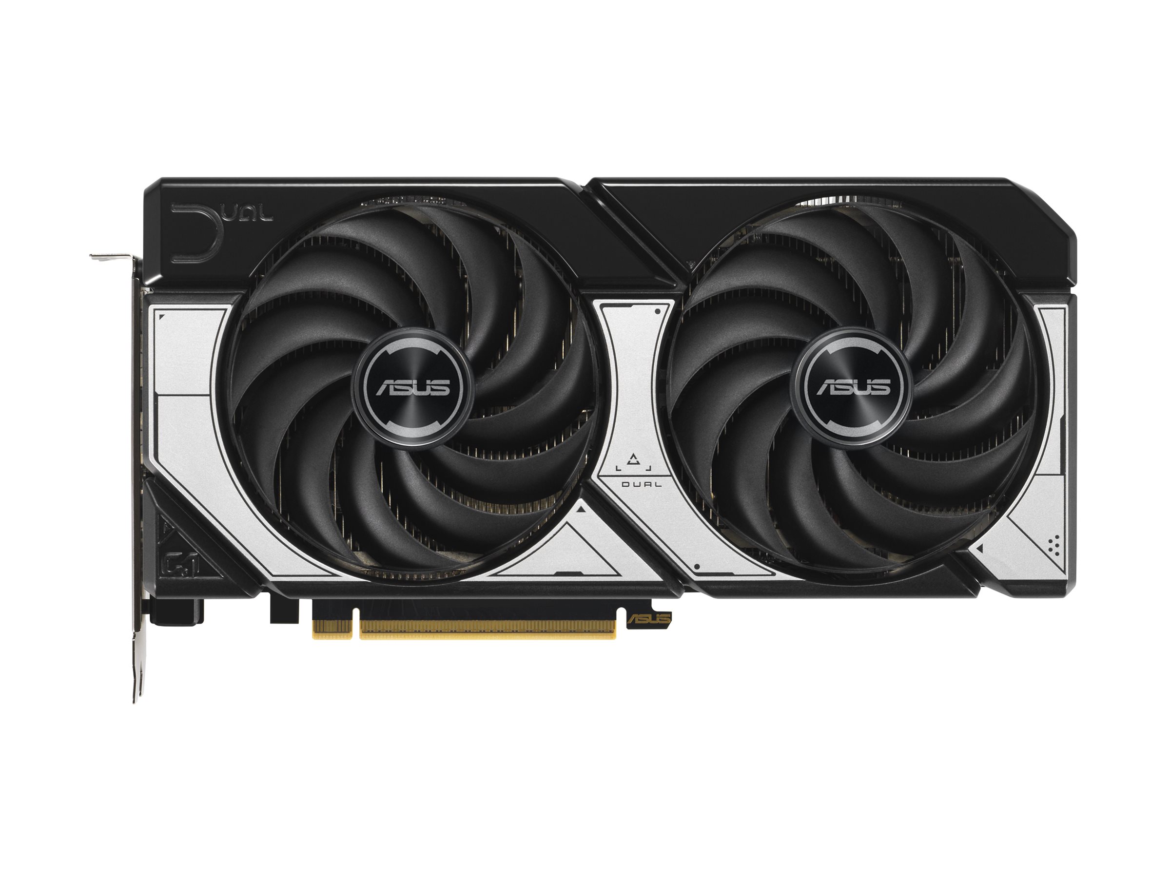 ASUS Dual OC Edition graphics card GeForce RTX 5070 12 Product shot Ports / controls 75750