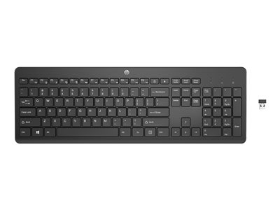 HP 230 Wireless Keyboard Black GR (P) - 3L1E7AA#ABD