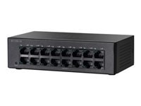 Cisco Small Business SF110D-16 - Switch - unmanaged - 16 x 10/100 - desktop, wall-mountable
