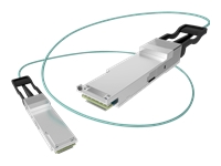 Unirise - 100GBase-AOC direct attach cable - QSFP28 to QSFP28 - 20 m - fiber optic - 50 / 125 micron - OM3 - plenum, active - for Juniper Networks ACX Series Universal Metro Router ACX5448; QFX Series QFX10016, QFX5120