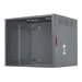 Intellinet 19 Secure Wallmount Cabinet, 9U, 450mm depth, Assembled, Black