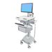 Ergotron StyleView Cart with LCD Pivot, LiFe Powered, 1 Tall Drawer