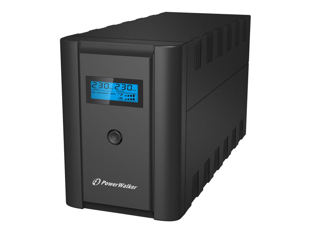 UPS POWERWALKER VI 2200 SHL FR LINE-INTERACTIVE 2200VA 2X 230V PL 2X IEC C13 USB-B LCD