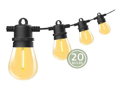 Sansai Festoon string lights LED x 20 shape: S14 2700 Product shot Front 79200