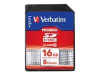Verbatim - Flash memory card - 16 GB - Class 10 - SDHC