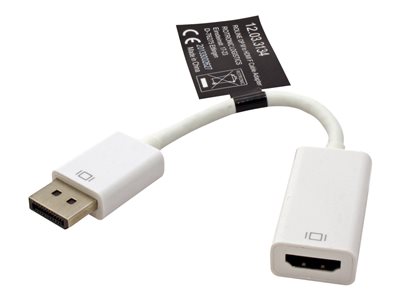 7611990121113 - Roline DisplayPort   HDMI Adapterkabel DisplayPort Stecker HDMI-A Buchse 015 m Grau 12033134 DisplayPort-Kabel