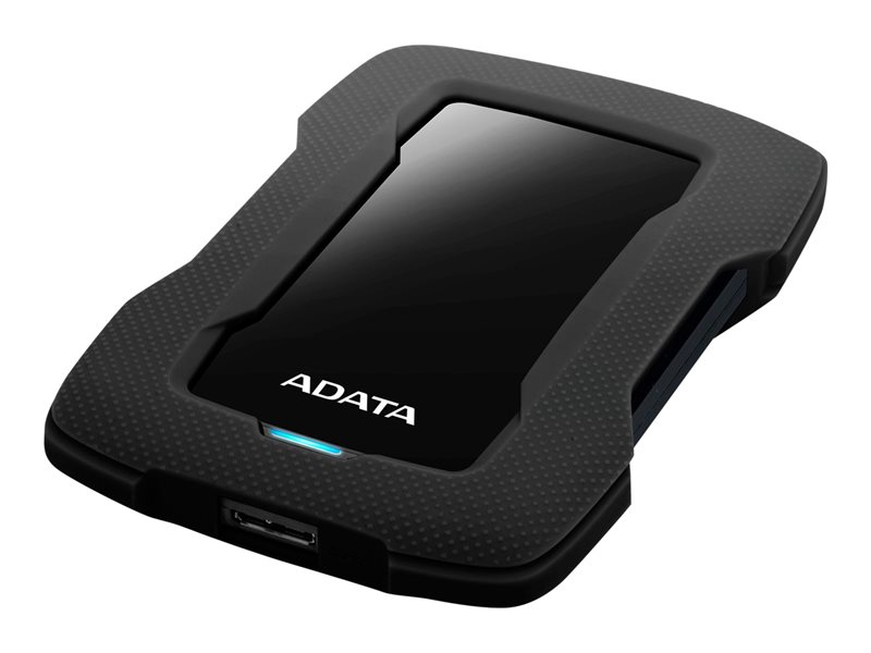 ADATA external HDD 4TB 2,5'' USB 3.1 HD330, BLACK COLOR BOX, czarny (gumový, nárazu odolný)